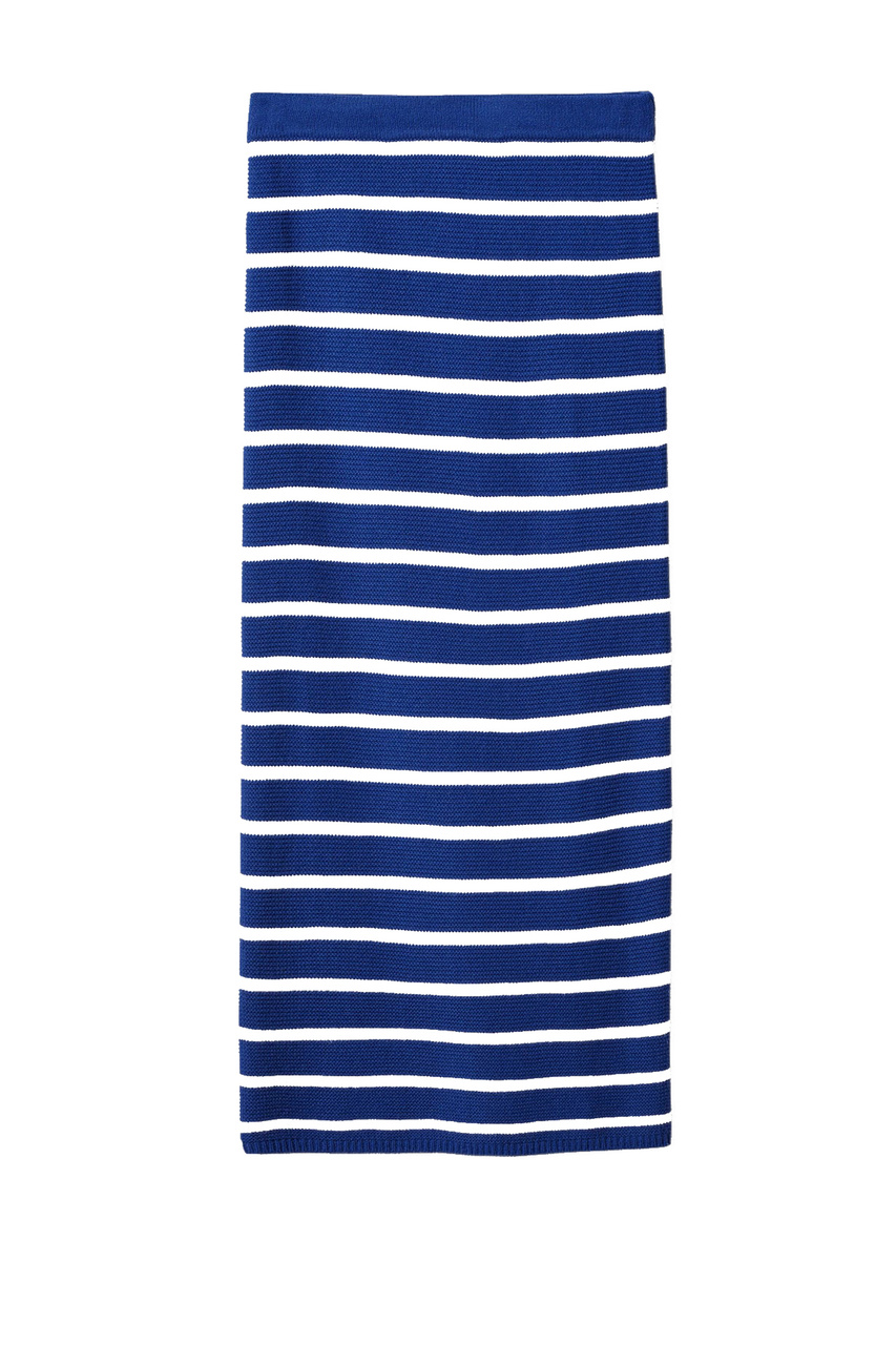 Трикотажная юбка DAKOTA в полоску|Основной цвет:Синий|Артикул:47034016 | Фото 1