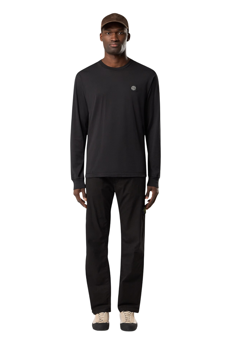Мужской Stone Island Лонгслив с логотипом (цвет ), артикул L2S152100031-S0013 | Фото 3