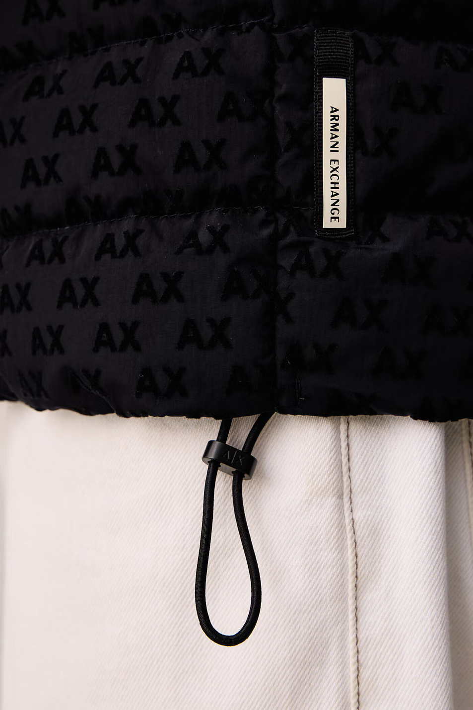 Куртка стеганая с монограммным принтом|Основной цвет:Синий Мужской Armani Exchange Куртка стеганая с монограммным принтом (цвет ), артикул XM003510-AF19870 | Фото 7
