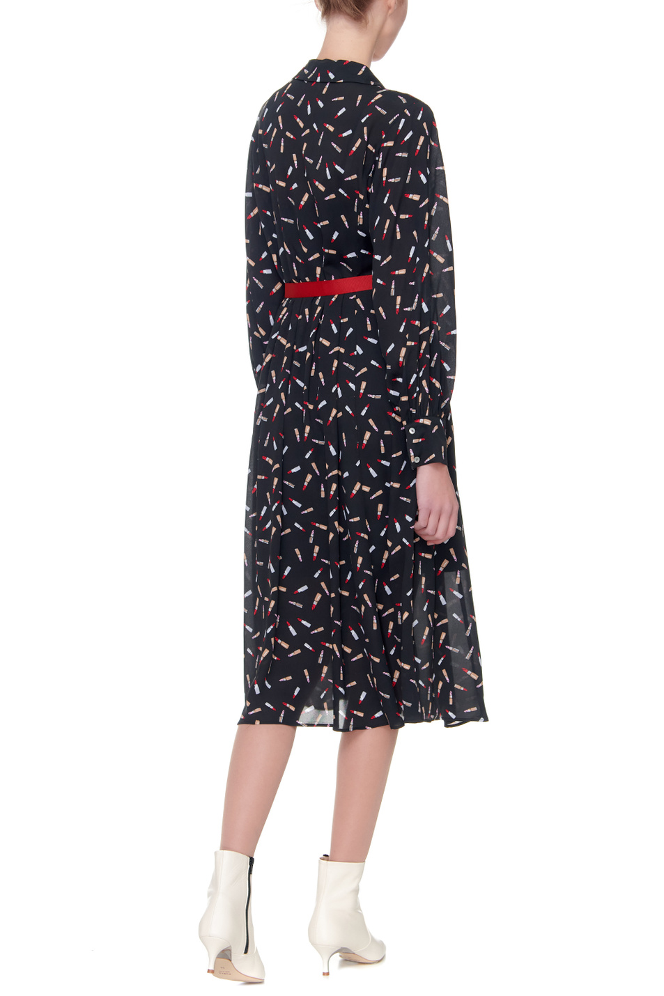 Женский iBLUES Платье ALANO с контрастным поясом (цвет ), артикул 72261716 | Фото 5