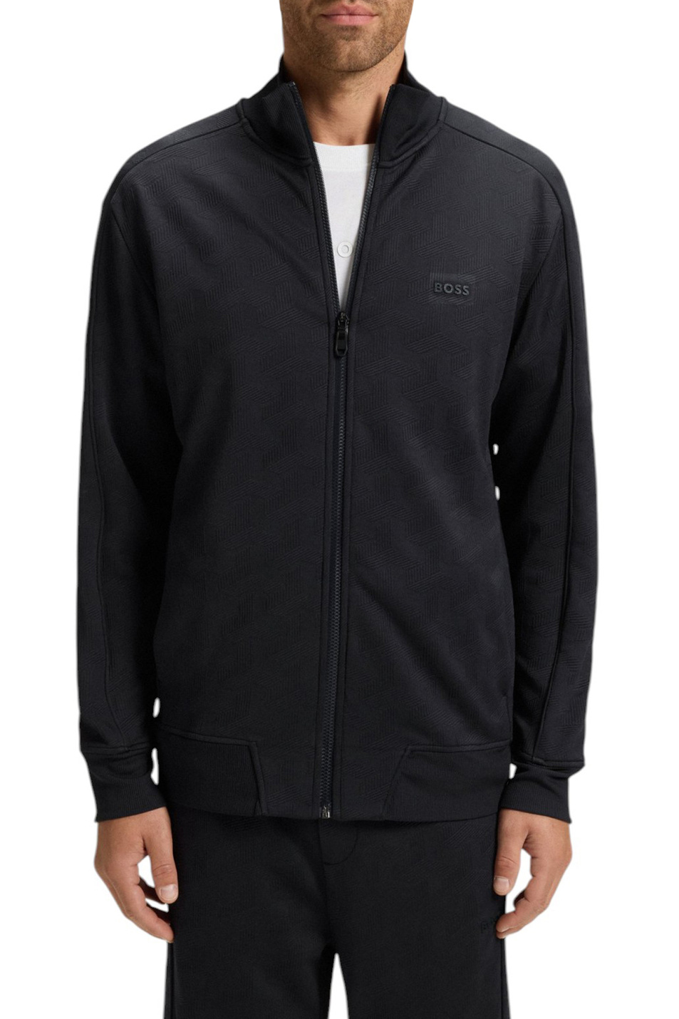 Мужской BOSS Толстовка Mirror на молнии (цвет ), артикул 50549706 | Фото 3