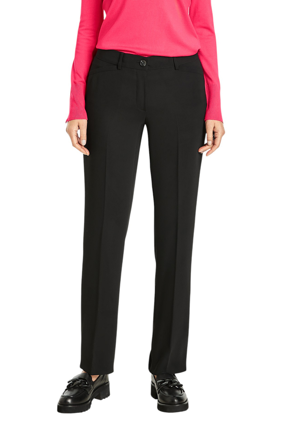 Брюки однотонные|Основной цвет:Черный Женский Gerry Weber Брюки однотонные (цвет ), артикул 925038-71944 | Фото 4