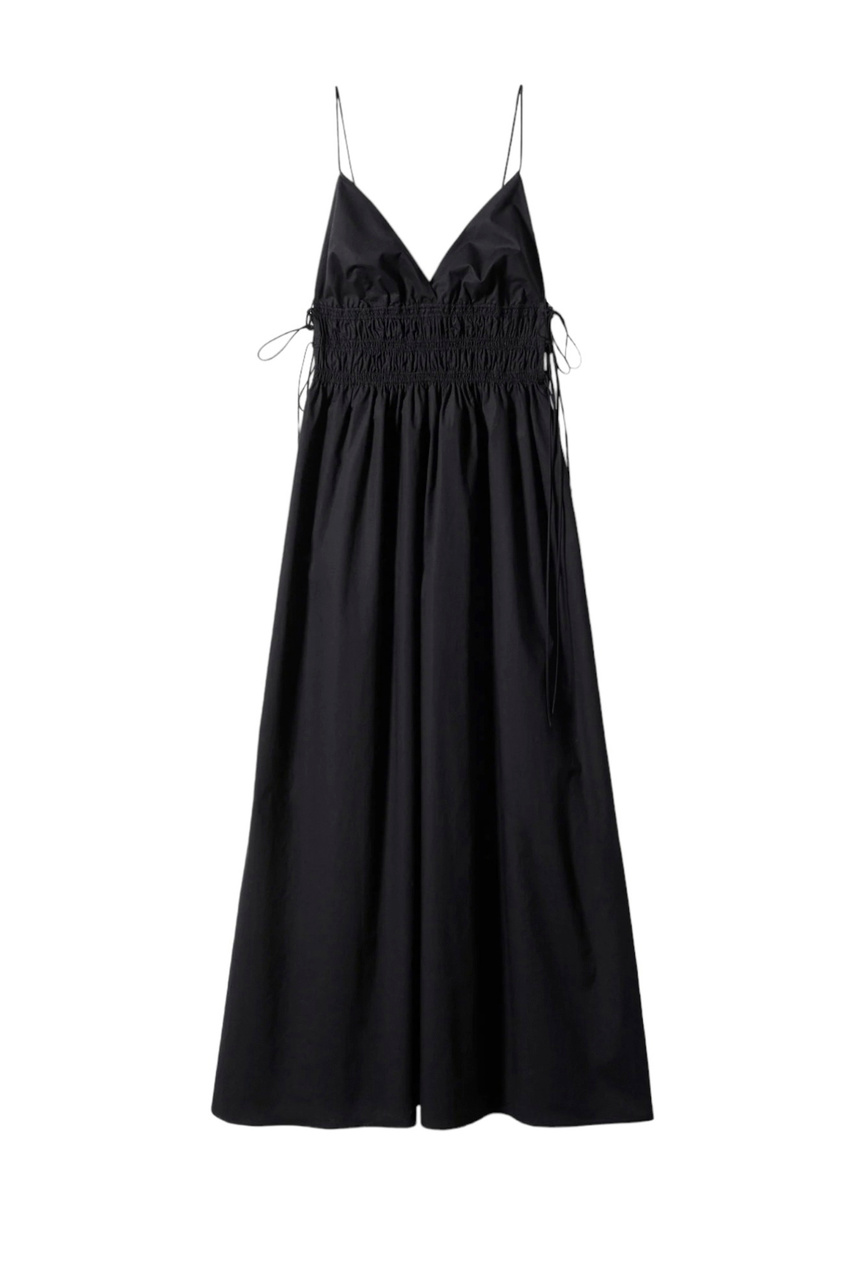 Платье LIPSI из натурального хлопка|Основной цвет:Черный|Артикул:57002892 | Фото 1