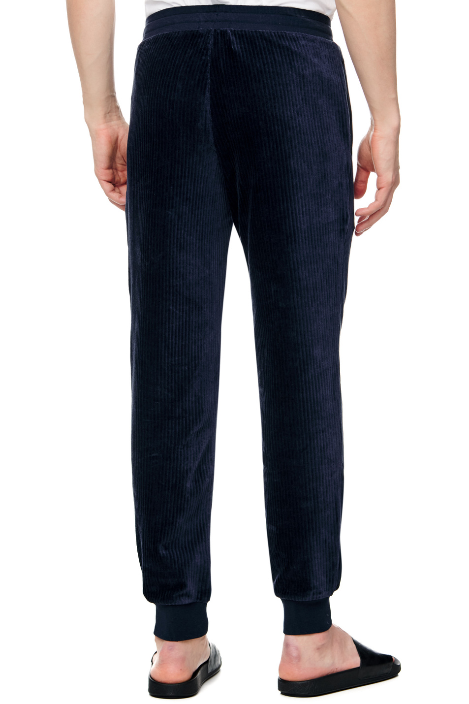 Мужской Emporio Armani Вельветовые брюки на кулиске (цвет ), артикул 111690-2F589 | Фото 4