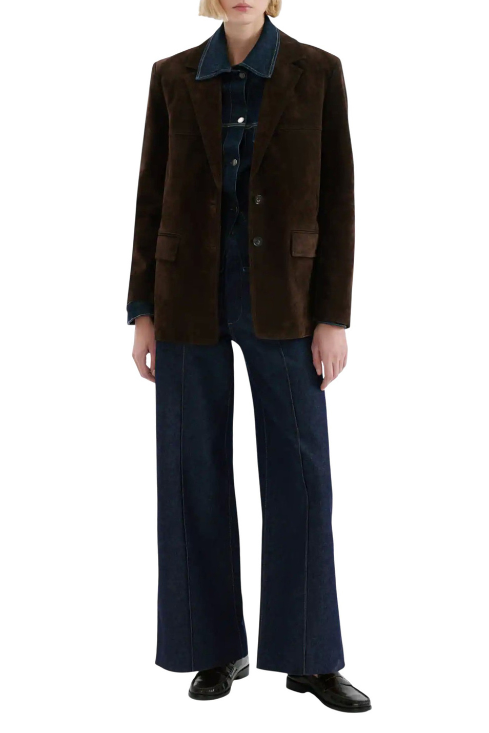 Джинсы PALOMA широкого кроя|Основной цвет:Синий Женский Mango Джинсы PALOMA широкого кроя (цвет ), артикул 27053338 | Фото 2