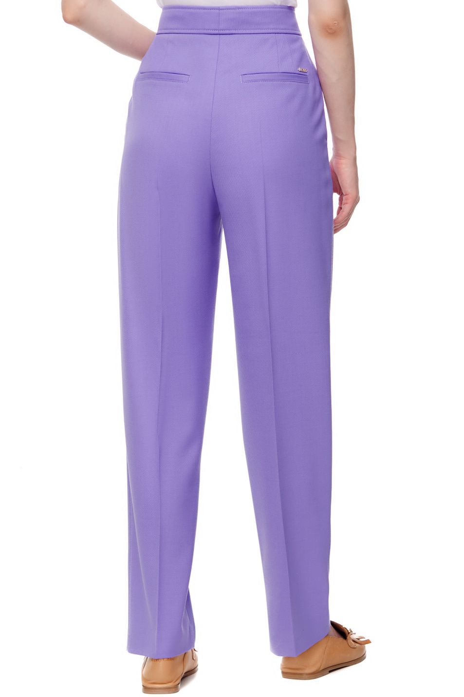 Женский BOSS Однотонные брюки из смесовой шерсти (цвет ), артикул 50477414 | Фото 6