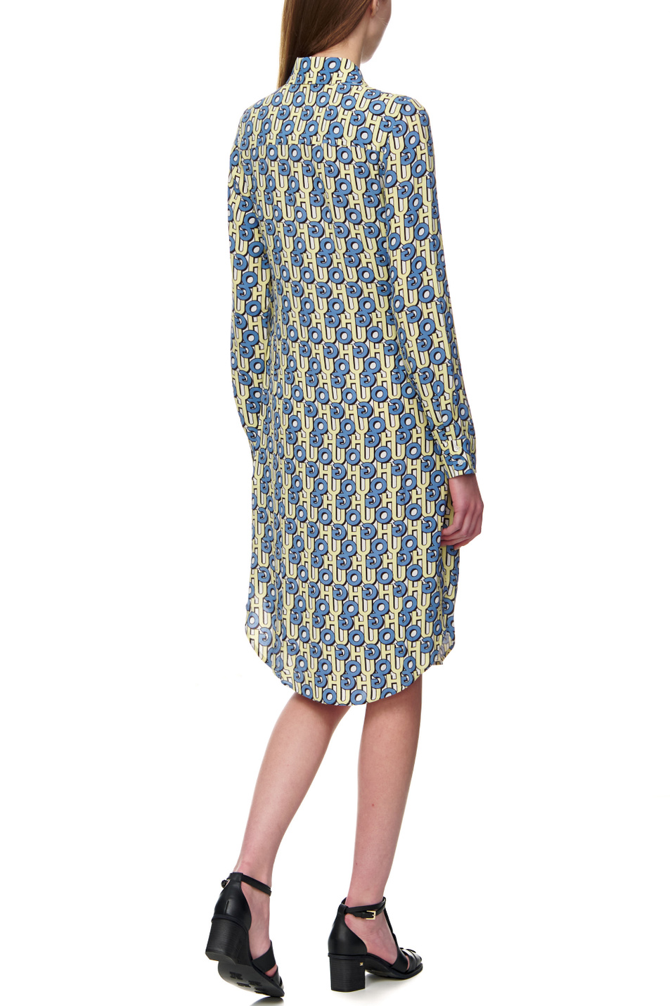 Женский HUGO Платье-рубашка с принтом (цвет ), артикул 50473200 | Фото 5