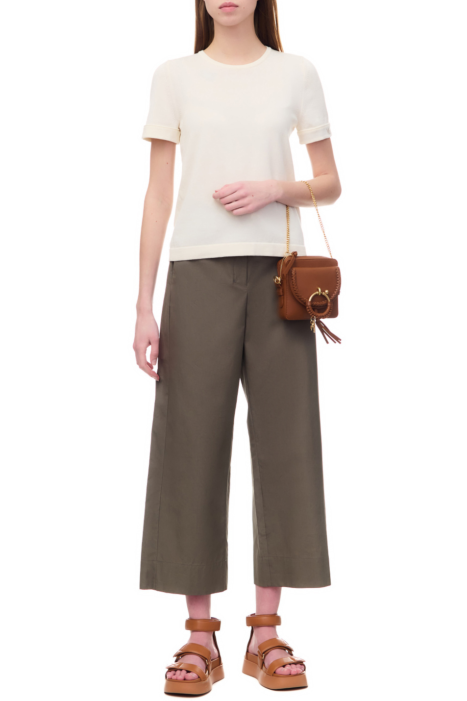 Женский Max Mara Футболка LIMONE из натурального хлопка (цвет ), артикул 2313611132 | Фото 3