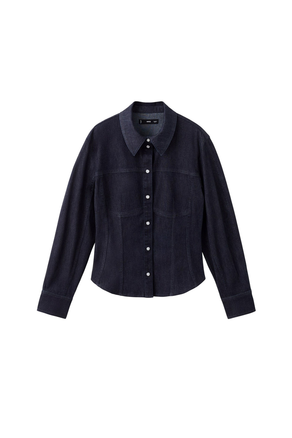 Женский Mango Рубашка ODETTE джинсовая (цвет ), артикул 27073296 | Фото 1