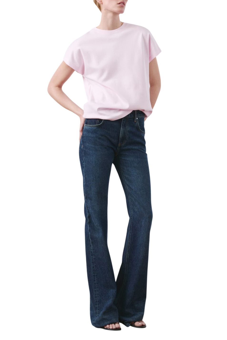 Женский Mango Футболка SEVILLA из хлопка (цвет ), артикул 27954096 | Фото 2