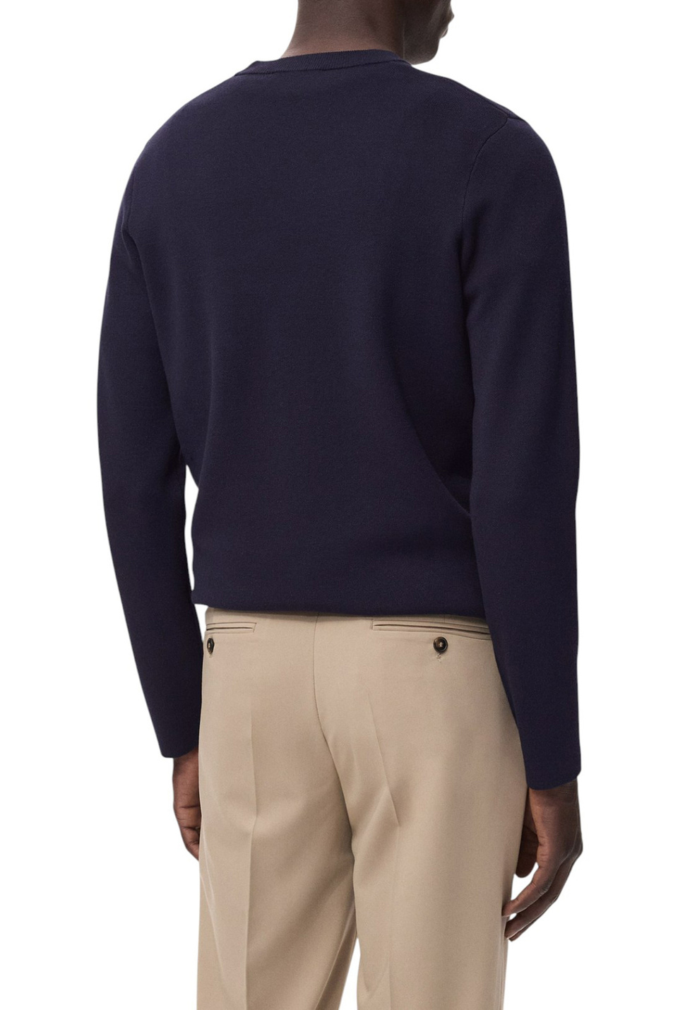 Мужской Mango Man Джемпер LUXUS из смесовой вискозы (цвет ), артикул 17005981 | Фото 4