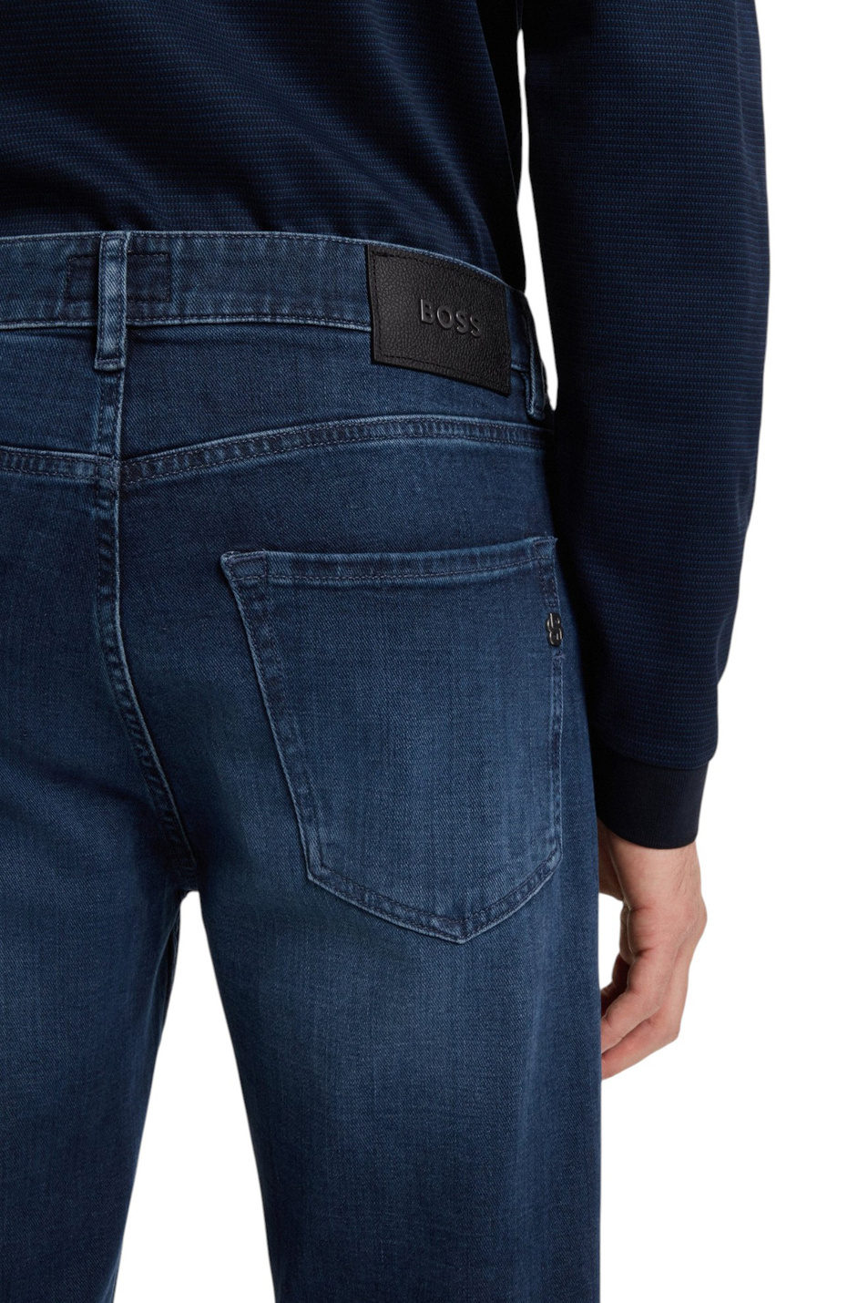 Мужской BOSS Джинсы H-Re.Maine из эластичного хлопка (цвет ), артикул 50550938 | Фото 5