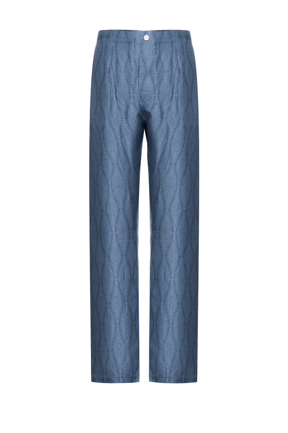 Брюки из шелка|Основной цвет:Синий Мужской Etro Брюки из шелка (цвет ), артикул MREA0006AK585X0883 | Фото 1