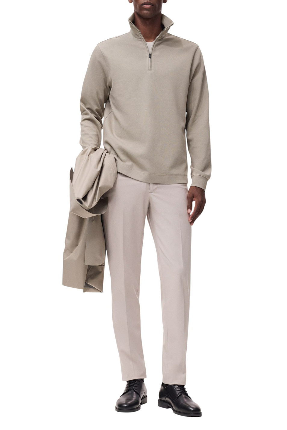 Мужской Mango Man Толстовка VARESE с воротником на молнии (цвет ), артикул 17015981 | Фото 2