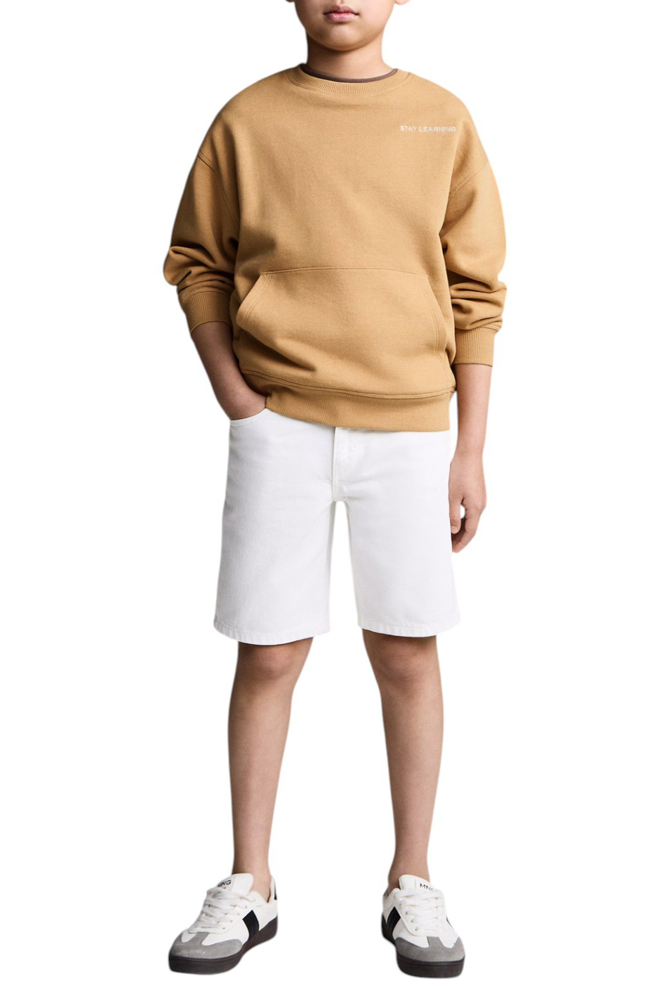 Мальчикам Mango Kids Свитшот ART с карманом-кенгуру (цвет ), артикул 87035958 | Фото 2