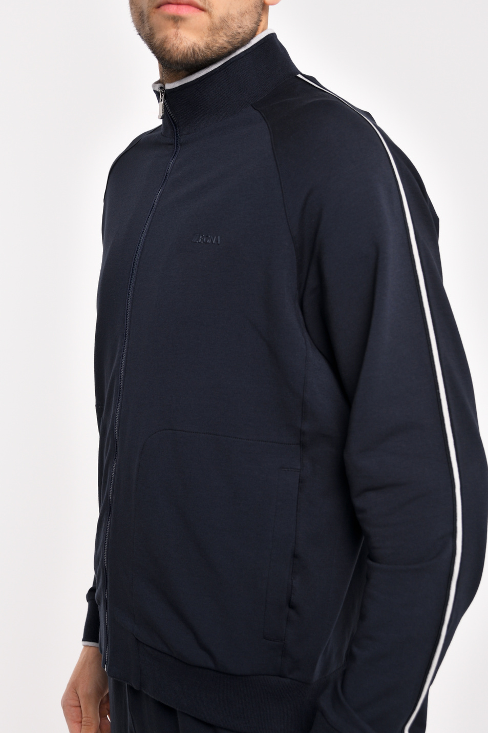 Мужской Zegna Олимпийка из смесового хлопка (цвет ), артикул VU451-ZZ857-B09 | Фото 2