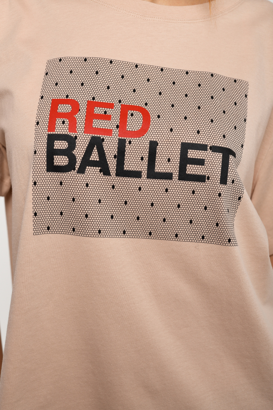 Женский Red Valentino Футболка из натурального хлопка с принтом (цвет ), артикул TR3MG05L4Y6 | Фото 5
