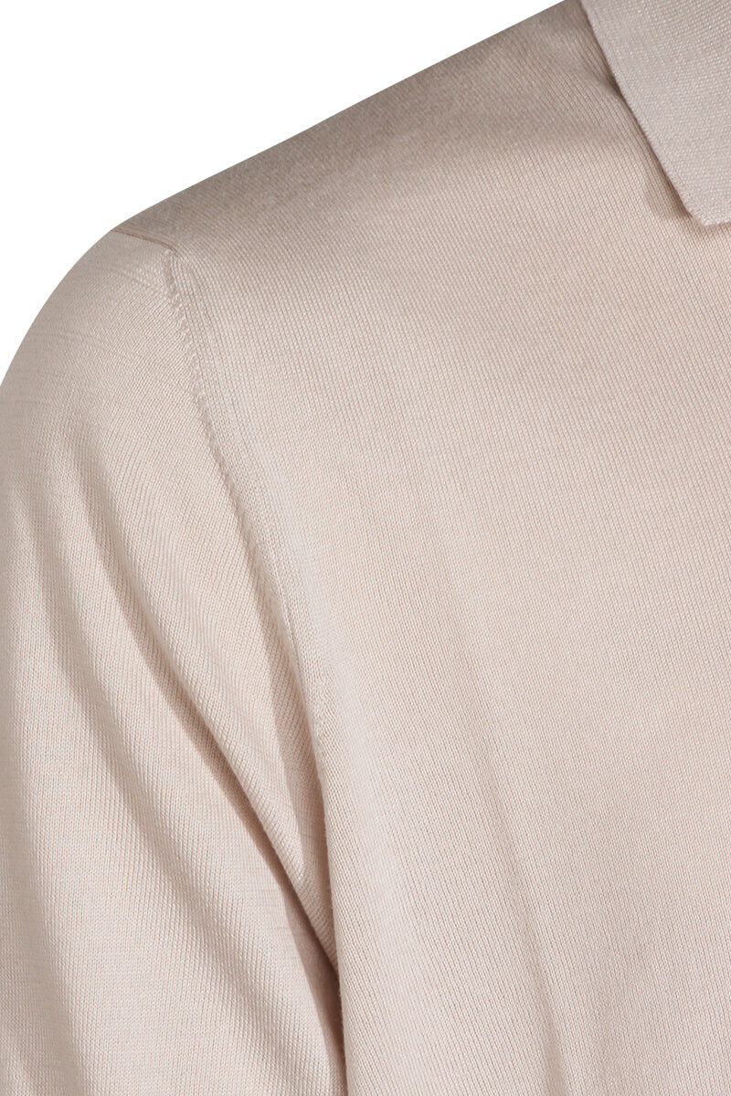 Мужской Brunello Cucinelli Поло однотонное их хлопка (цвет ), артикул M29800145 | Фото 3