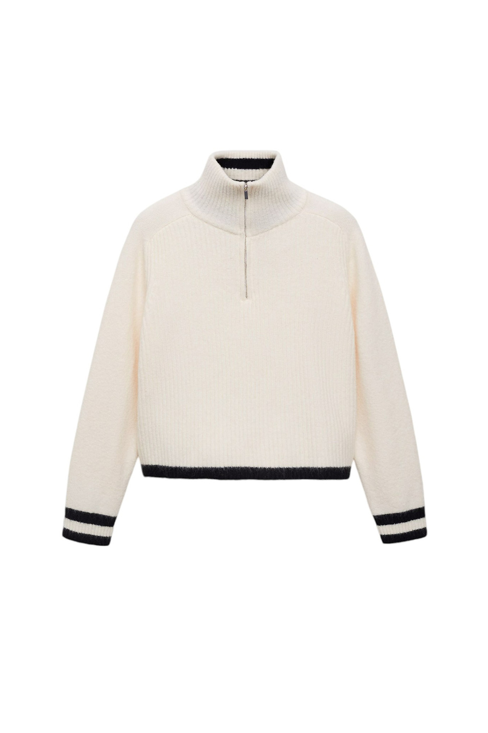 Женский Mango Свитер TALDEPOR с воротником на молнии (цвет ), артикул 77038274 | Фото 1