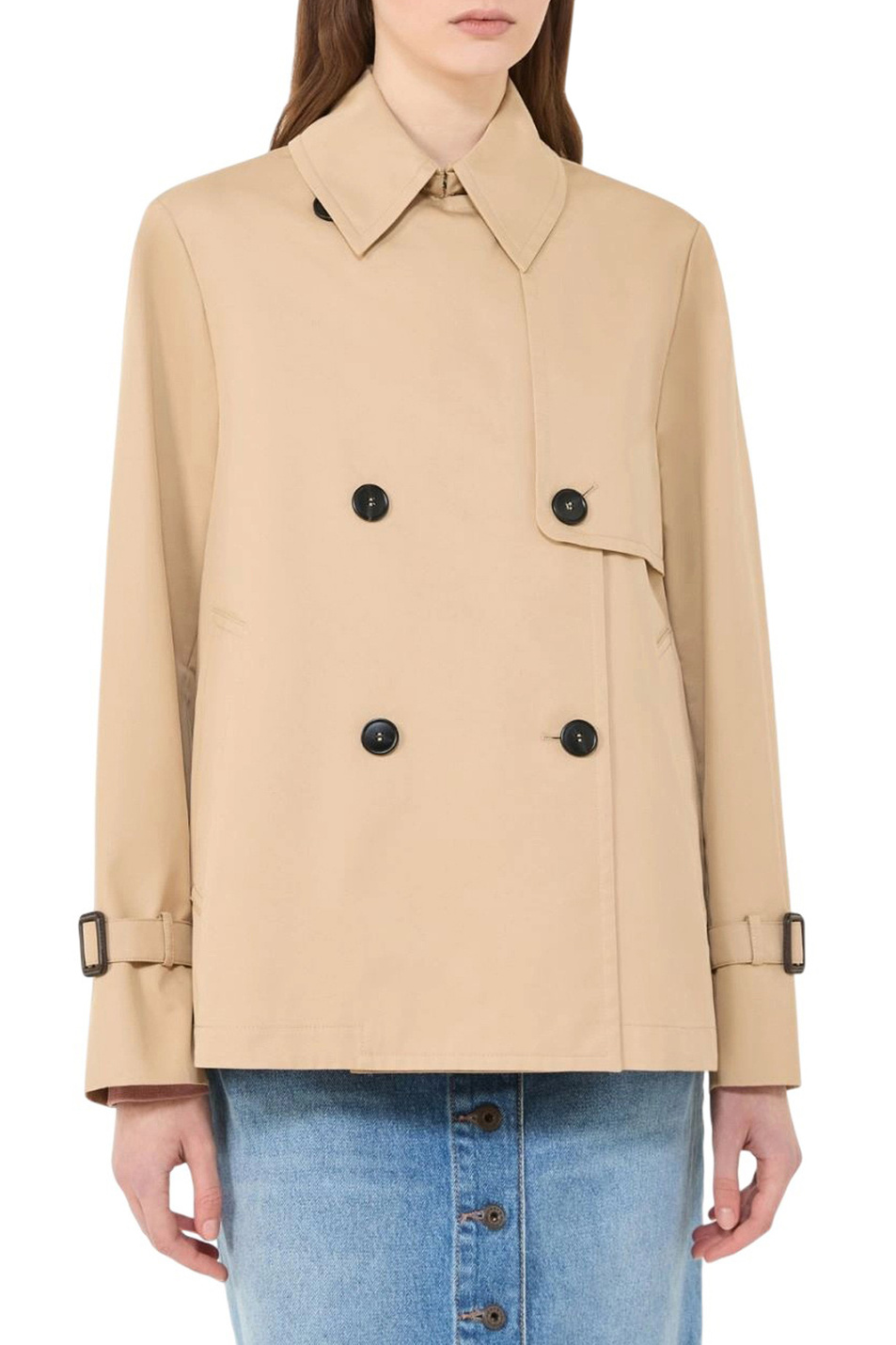 Женский Weekend Max Mara Тренч BIGLIA укороченный (цвет ), артикул 2615021051 | Фото 3