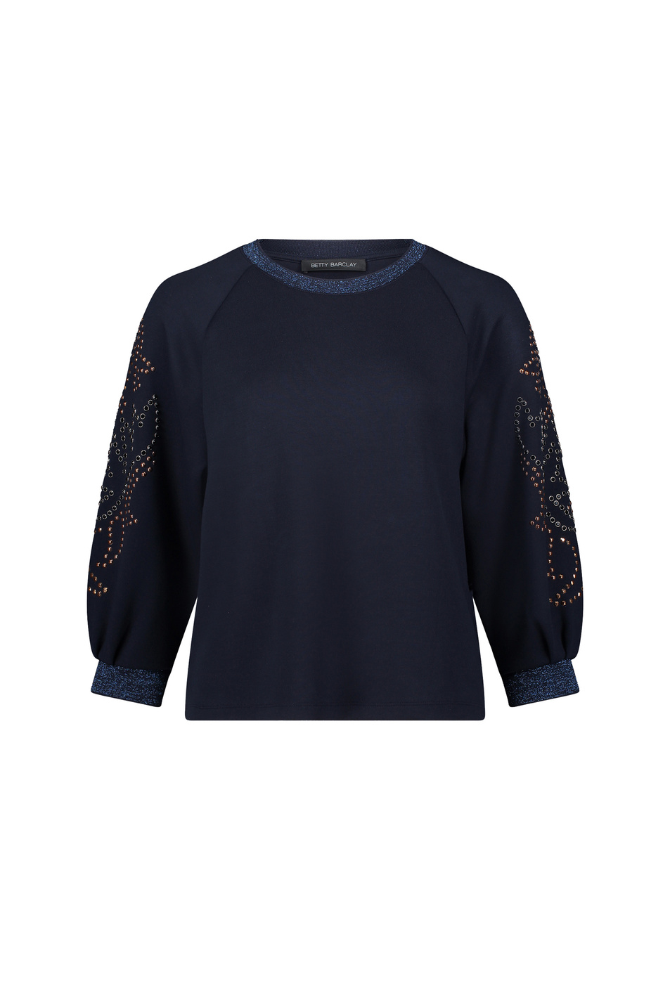 Джемпер со стразами|Основной цвет:Синий Женский Betty Barclay Джемпер со стразами (цвет ), артикул 2582/1499 | Фото 1