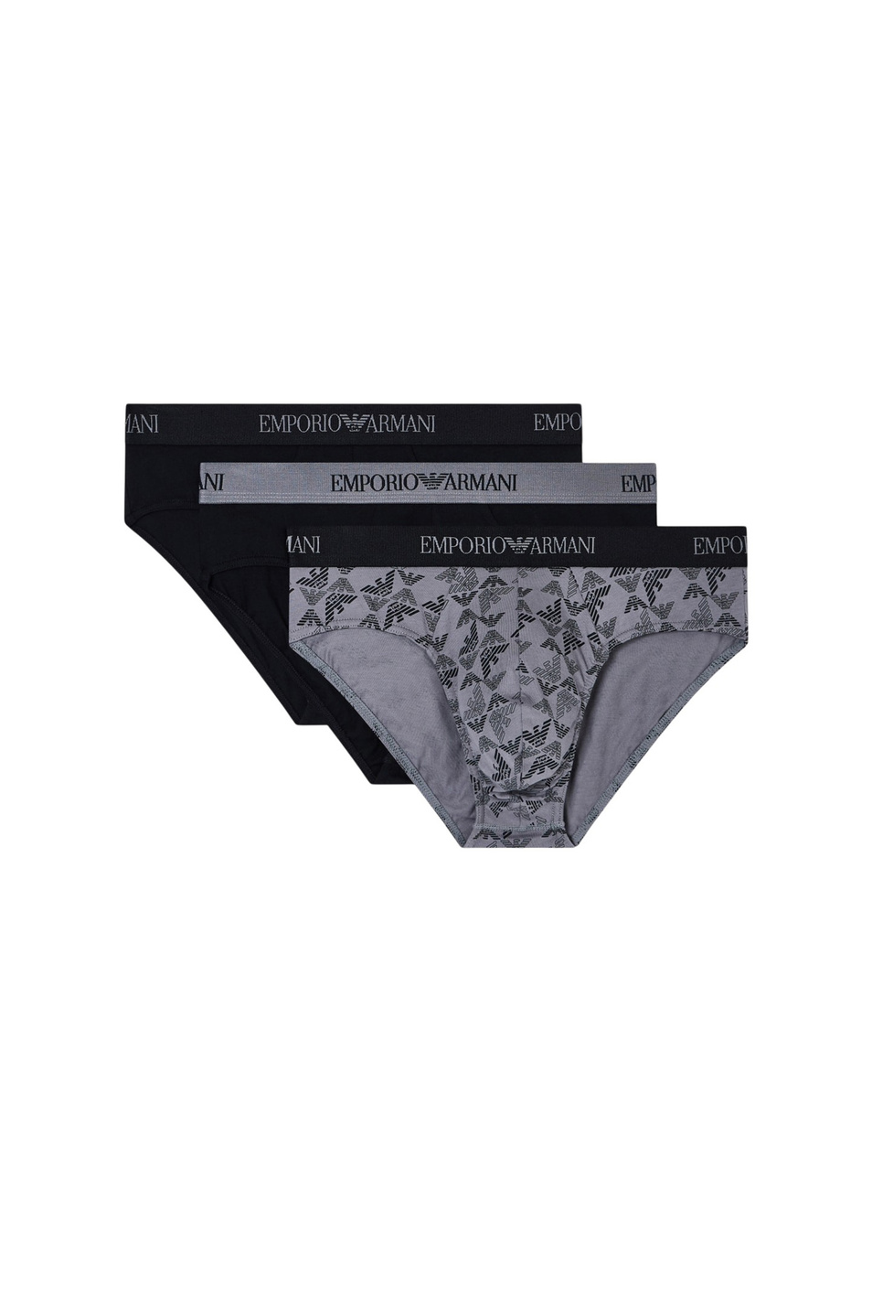 Трусы в комплекте из 3 шт|Основной цвет:Черный Мужской Emporio Armani Трусы в комплекте из 3 шт (цвет ), артикул EM000256-AF10800 | Фото 1