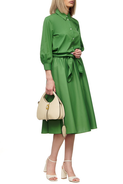 Блузка свободного кроя TOLDA|Основной цвет:Зеленый|Артикул:71110622 | Фото 2