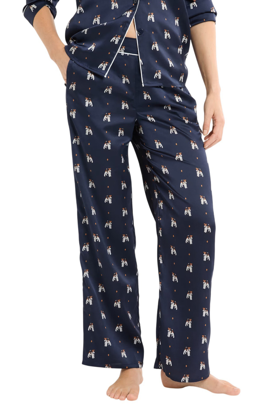 Женский Etam Брюки HAILEY с принтом (цвет ), артикул 6556913 | Фото 1