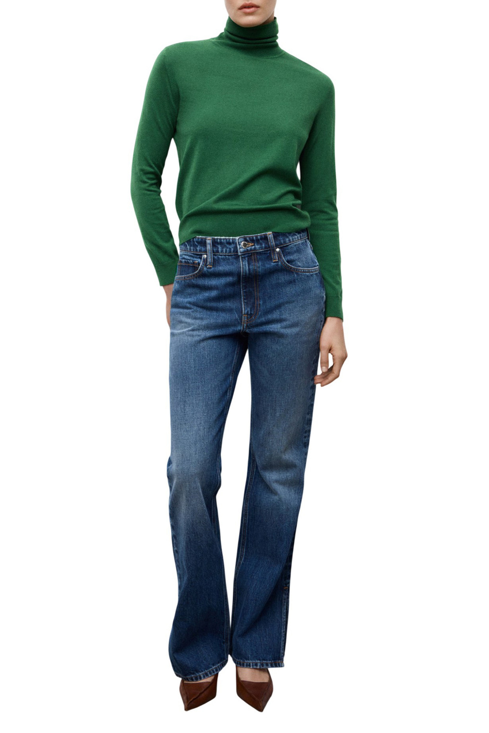 Женский Mango Водолазка LUCCAC однотонная (цвет ), артикул 27031274 | Фото 2