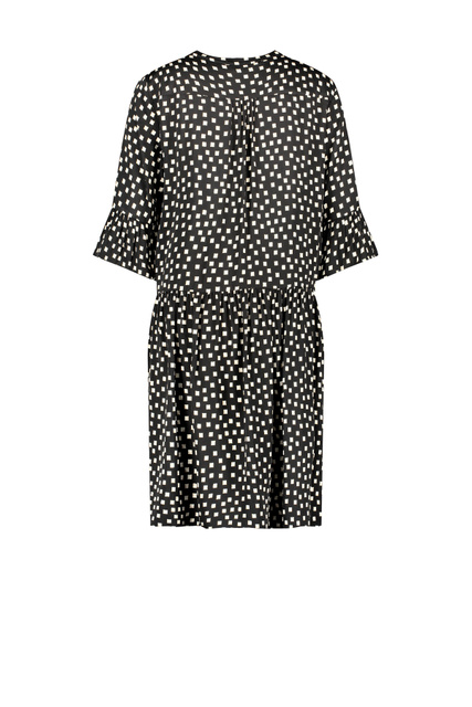 Платье из вискозы с принтом|Основной цвет:Черный|Артикул:980962-19191 | Фото 2