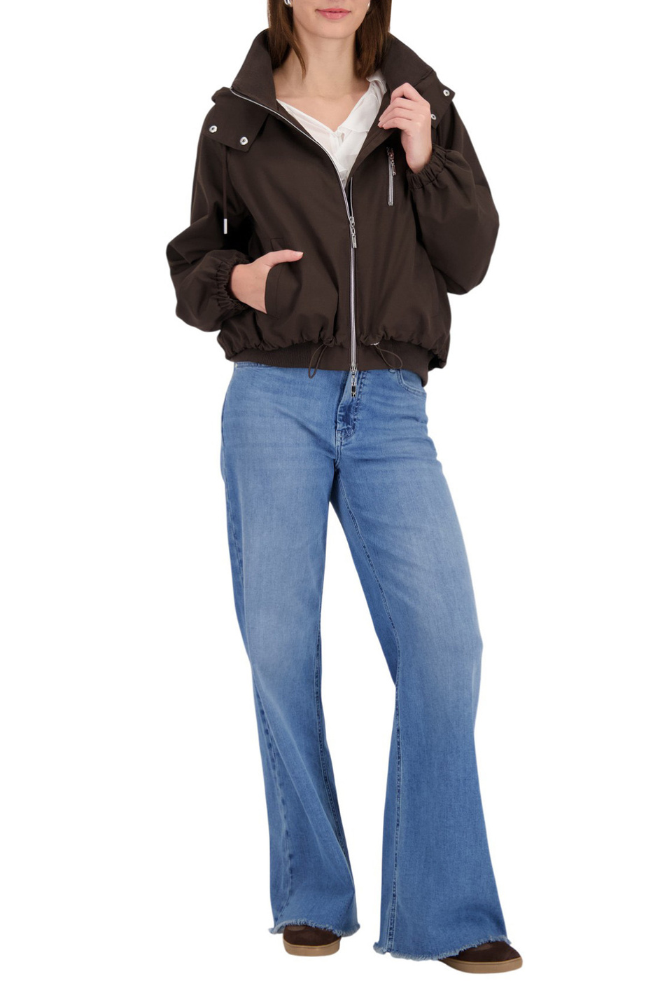 Женский Monari Куртка со съемным капюшоном (цвет ), артикул 410365 | Фото 2