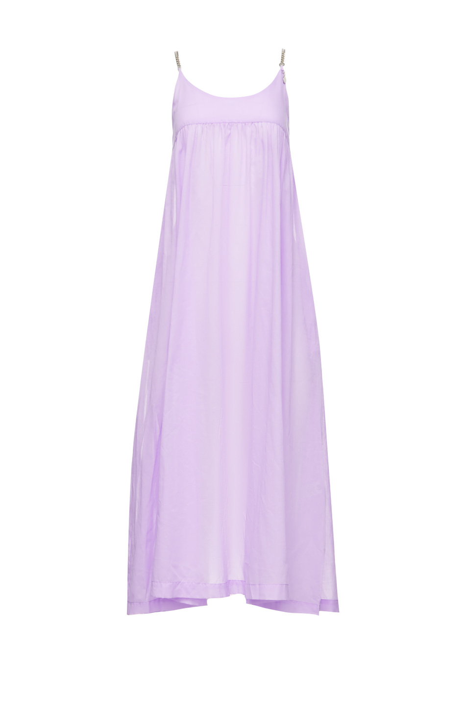 Stella McСartney Платье из натурального хлопка с бретелями-цепочками (цвет ), артикул S7AG01550 | Фото 1