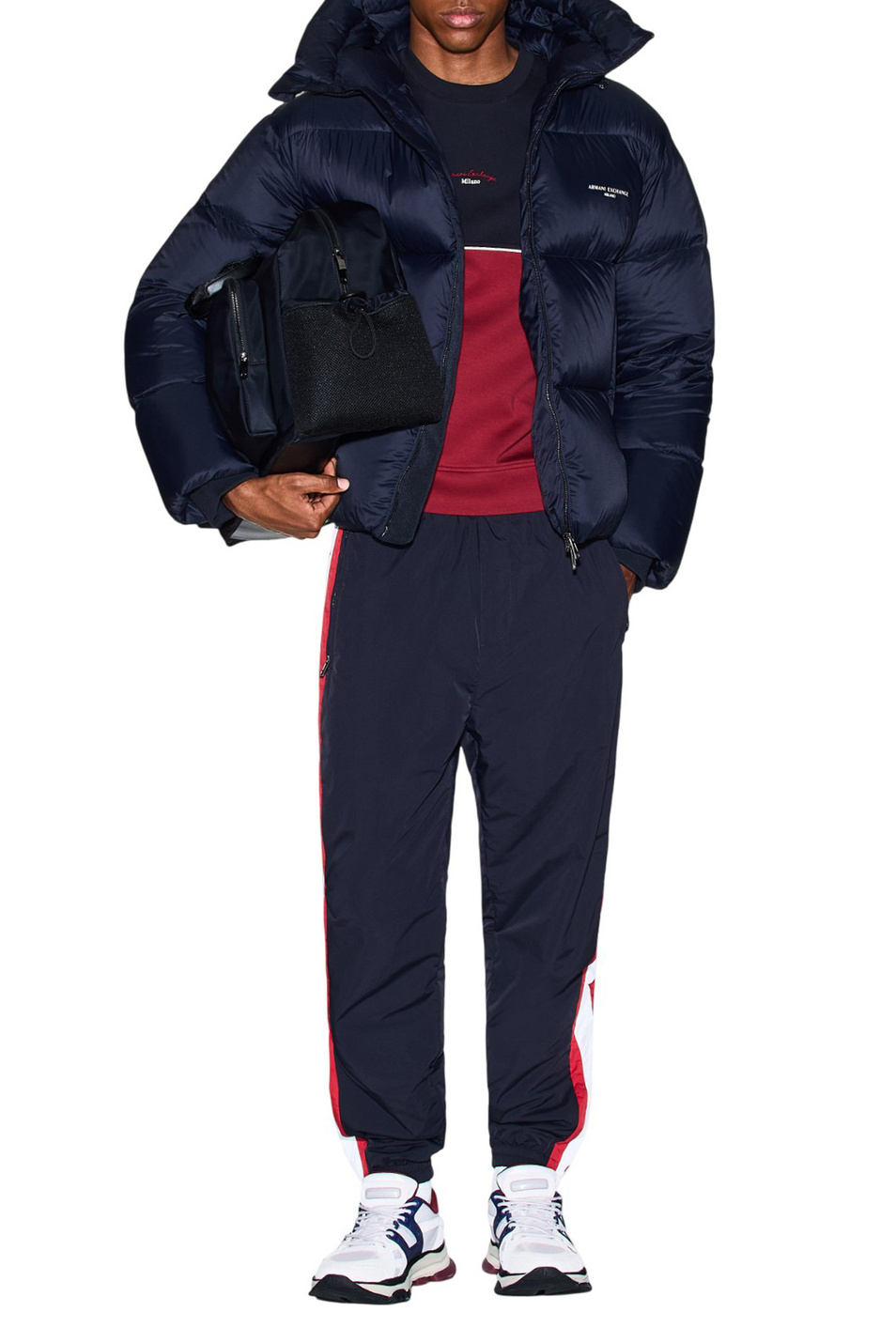 Мужской Armani Exchange Свитшот с логотипом (цвет ), артикул XM001033-AF13047 | Фото 3