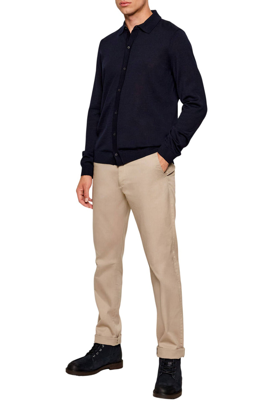 Мужской BOSS Кардиган Helbert из шерсти (цвет ), артикул 50550087 | Фото 3