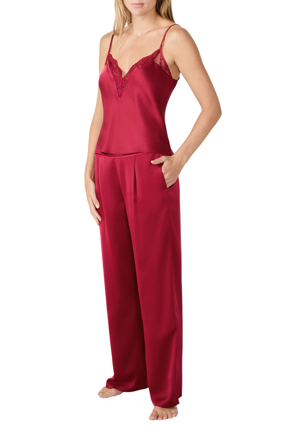 Топ REVELATION с кружевом|Основной цвет:Бордовый Женский Etam Топ REVELATION с кружевом (цвет ), артикул 6555668 | Фото 2