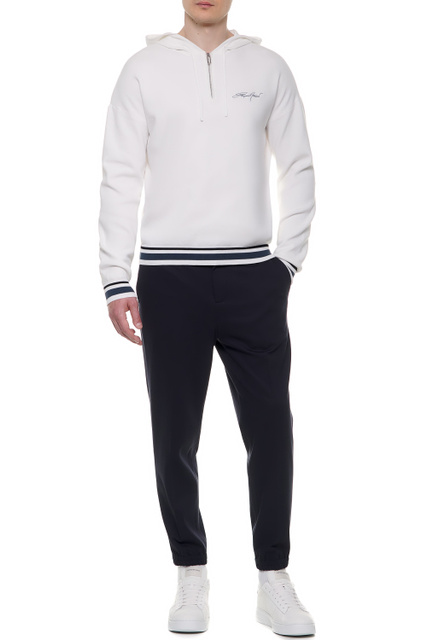Однотонные брюки с боковыми карманами|Основной цвет:Черный|Артикул:3L1P73-1JUSZ | Фото 2