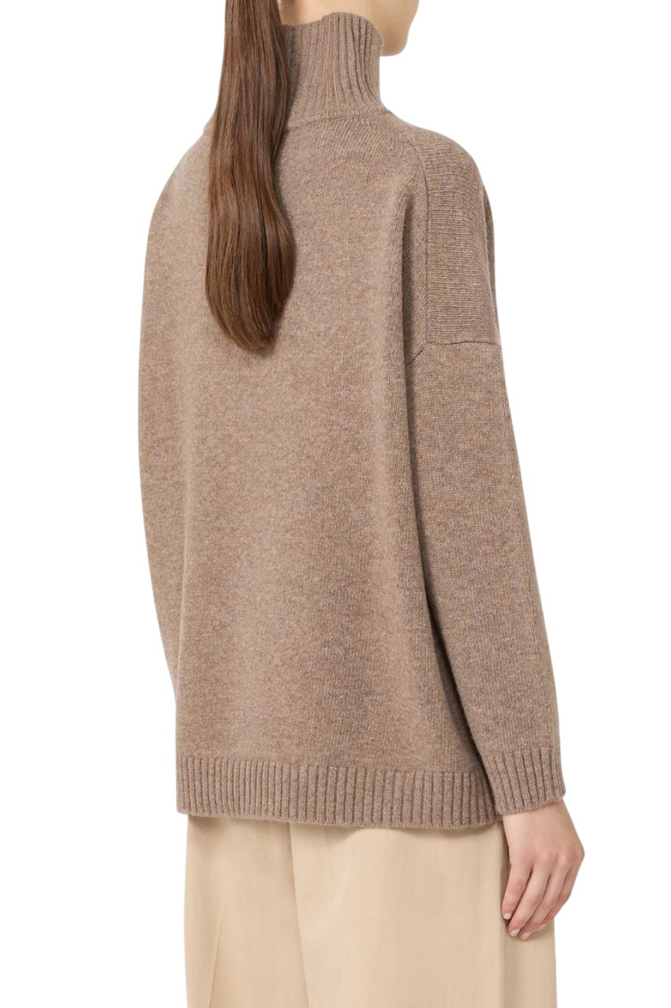 Свитер BORGIA из шерсти|Основной цвет:Коричневый Женский Weekend Max Mara Свитер BORGIA из шерсти (цвет ), артикул 2525366112 | Фото 5