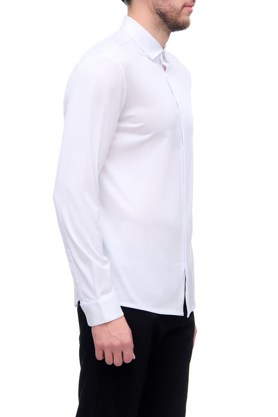 Мужской Emporio Armani Рубашка из лиоцелла и хлопка (цвет ), артикул 8N1CG1-1JUVZ | Фото 3
