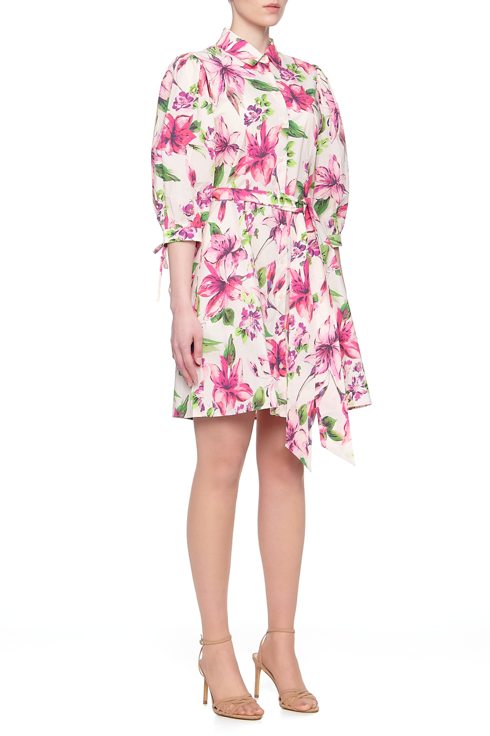 Liu Jo Платье-рубашка с цветочным принтом (цвет ), артикул WA1573T4824 | Фото 4