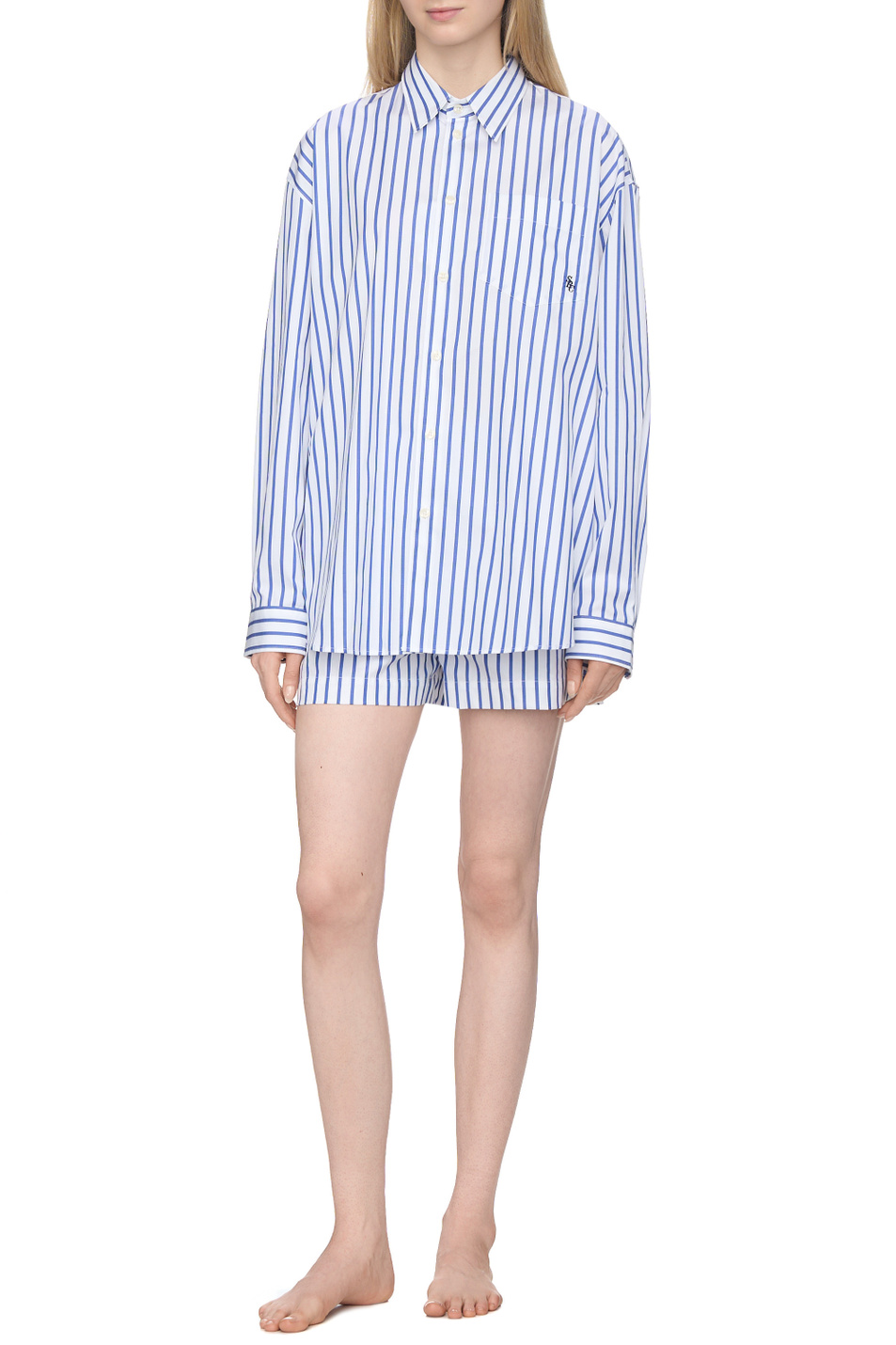 Женский Sporty & Rich Рубашка в полоску (цвет ), артикул SI006S408SN | Фото 7