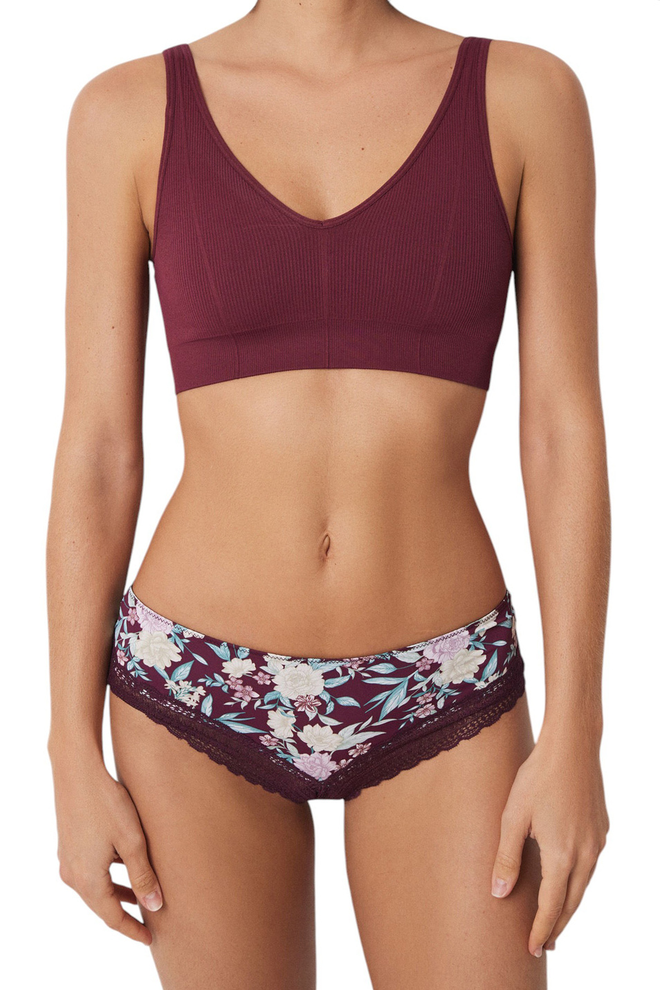 Женский Women'secret Трусы с принтом и кружевом (цвет ), артикул 0878959 | Фото 1