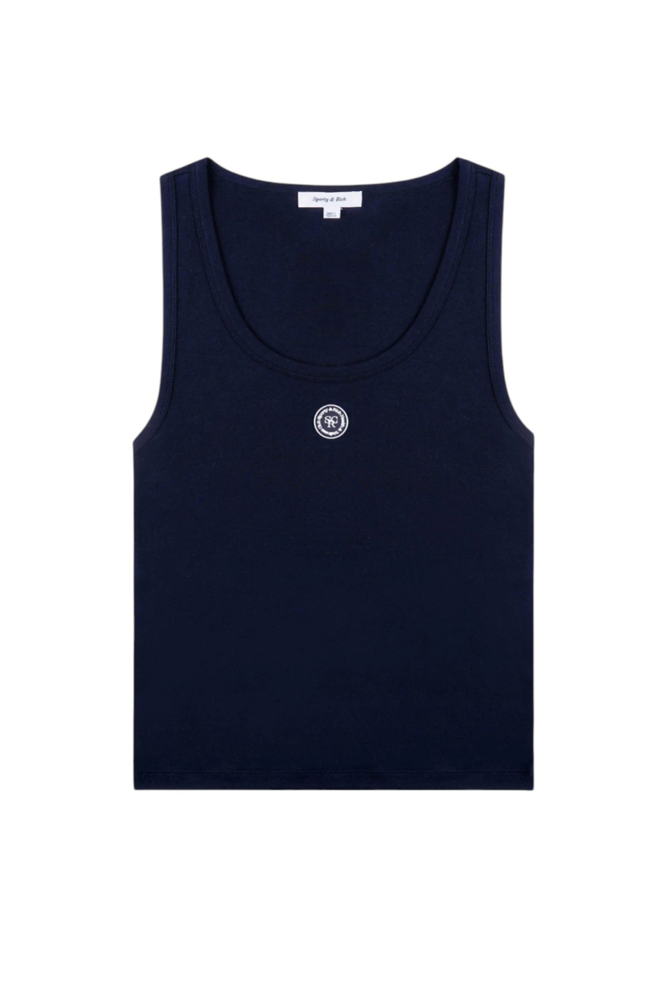 Женский Sporty & Rich Топ Baby Rib облегающий (цвет ), артикул TO081600305BL106 | Фото 1