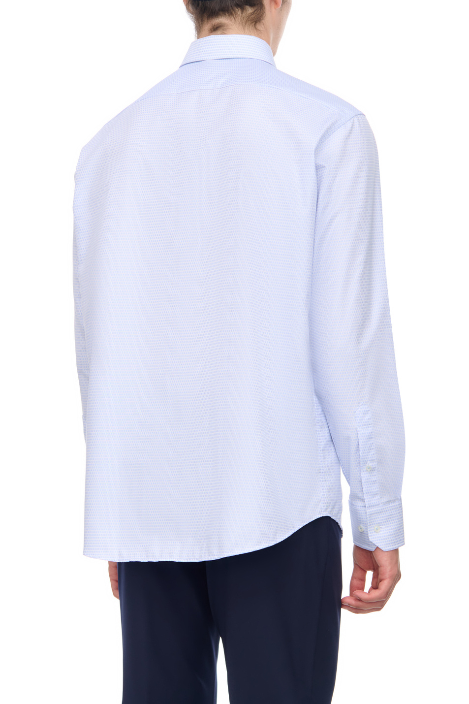 Мужской BOSS Рубашка из натурального хлопка с логотипированным принтом (цвет ), артикул 50502779 | Фото 4