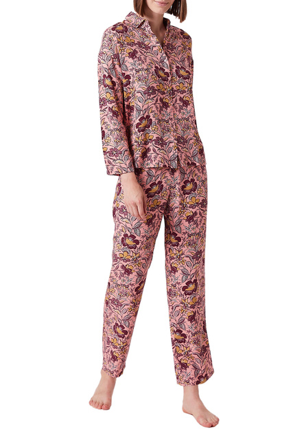 Пижамные брюки SINNA с принтом|Основной цвет:Розовый|Артикул:6537158 | Фото 2
