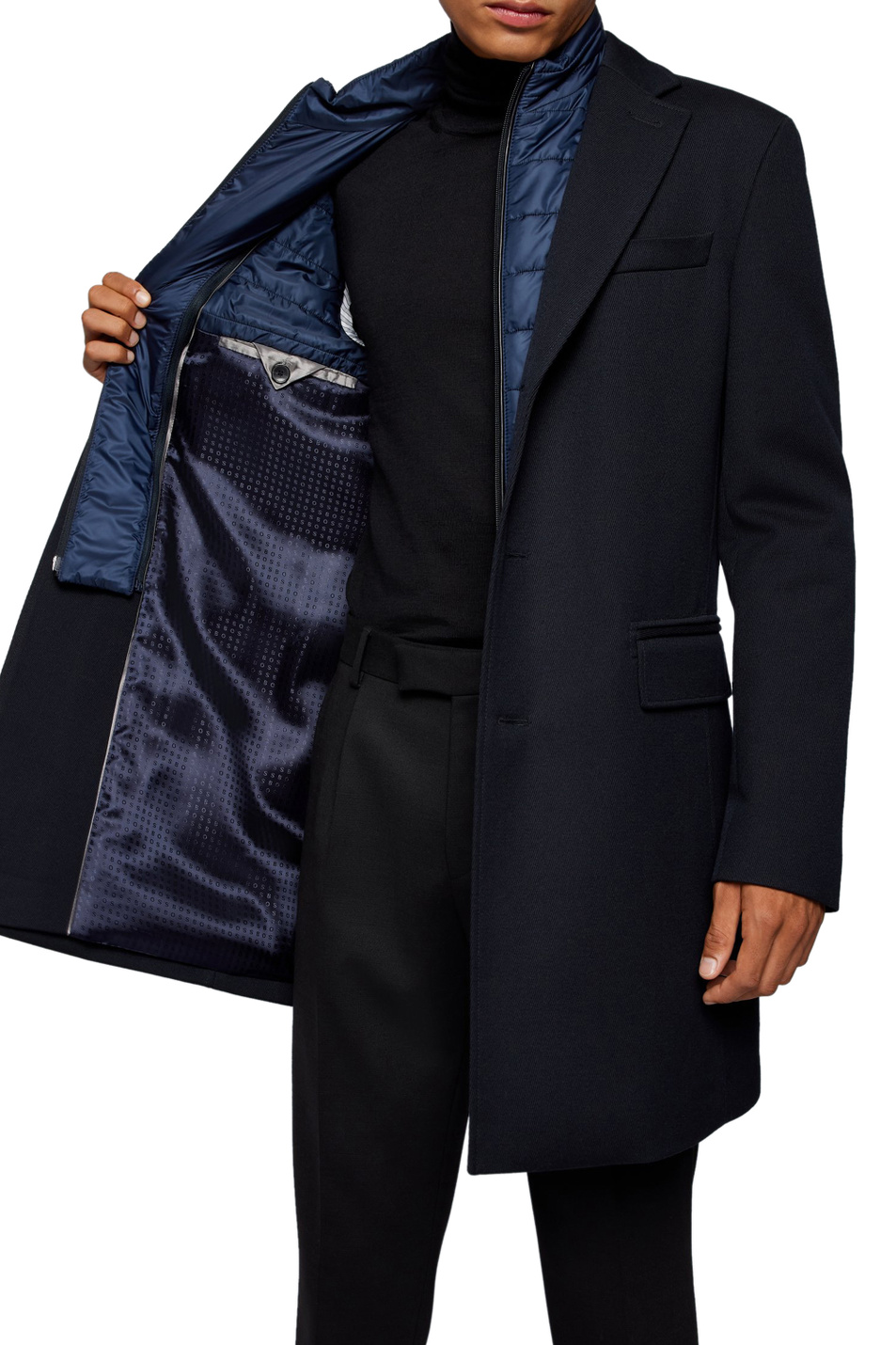 BOSS Пальто приталенного кроя с внутренней молнией (цвет ), артикул 50459029 | Фото 5
