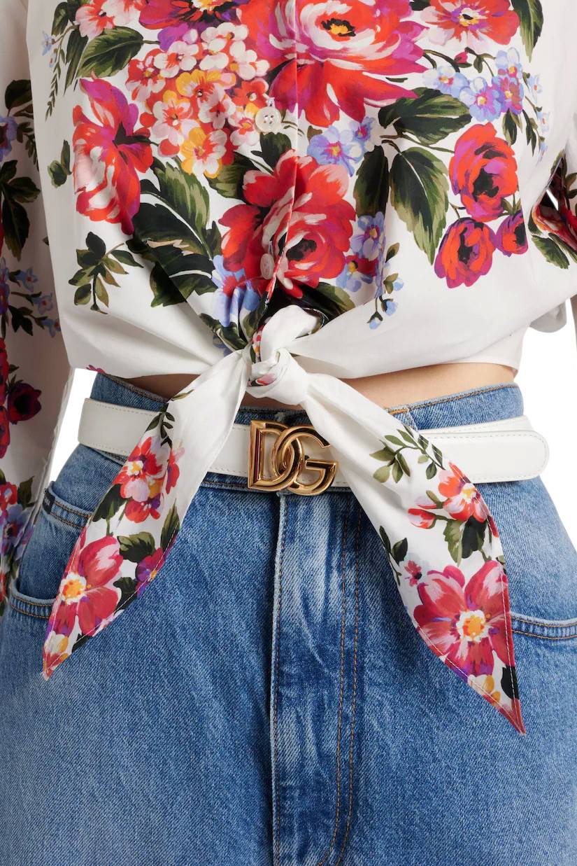 Женский Dolce & Gabbana Блузка из хлопка (цвет ), артикул F5T76T-HS5UU | Фото 5