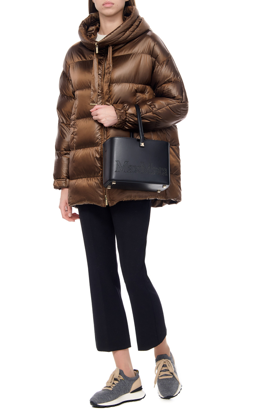 Max Mara ❤ женская куртка стеганая spacesse с капюшоном