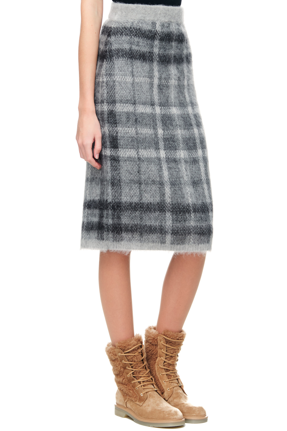Женский Max Mara Юбка REY из смесовой шерсти (цвет ), артикул 63060223 | Фото 5