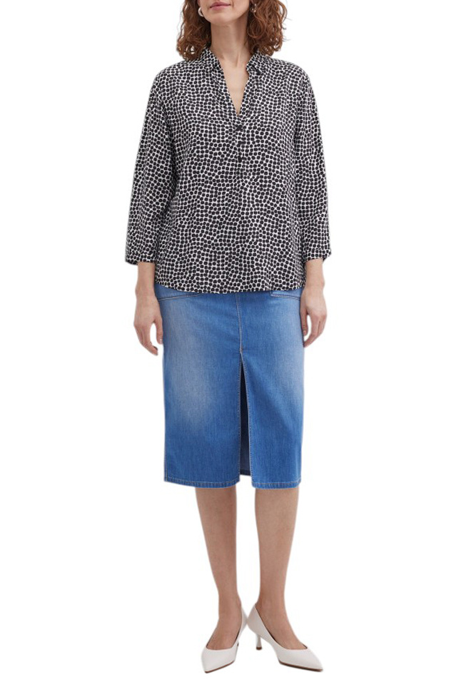 Женский Gerry Weber Юбка джинсовая из смесового хлопка (цвет ), артикул 510107-66833 | Фото 3