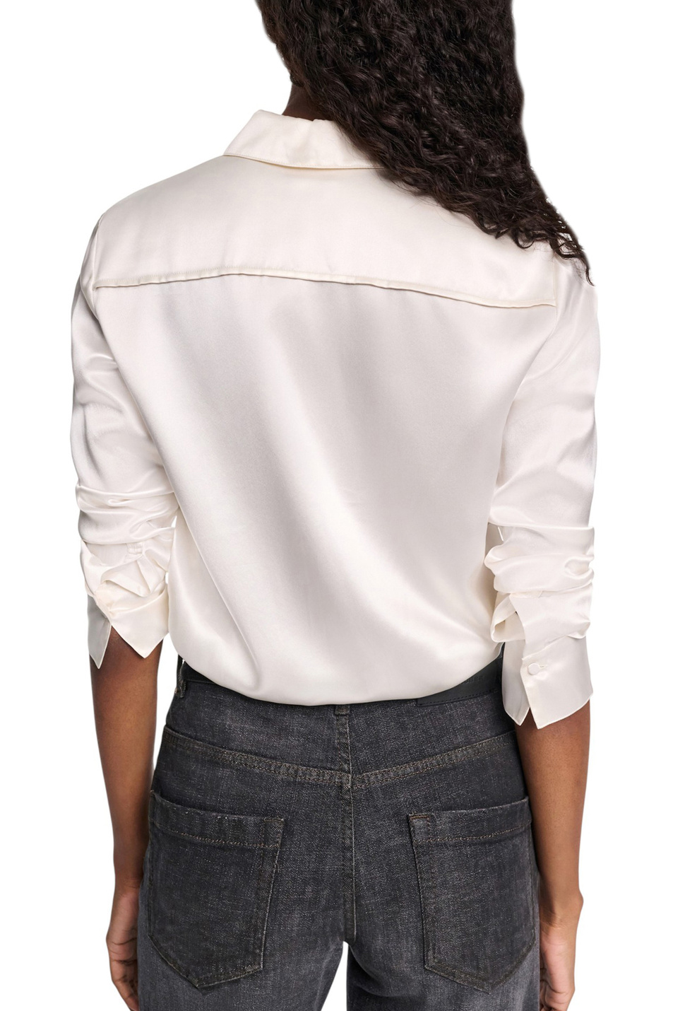 Женский Dorothee Schumacher Блузка SENSE OF SHINE из шелка (цвет ), артикул 247306 | Фото 5